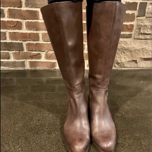 Franco Sarto Wide Calf leather boots